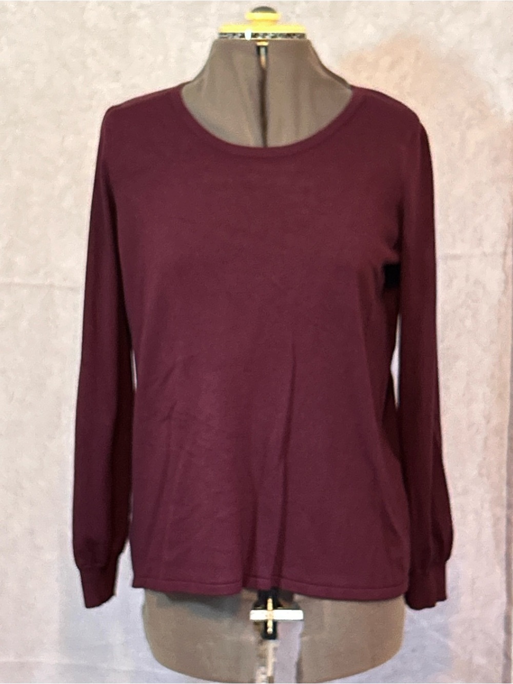 Chico’s Plumb Women’s Long Sleeve Crewneck Top